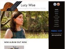 Tablet Screenshot of lucywise.com.au